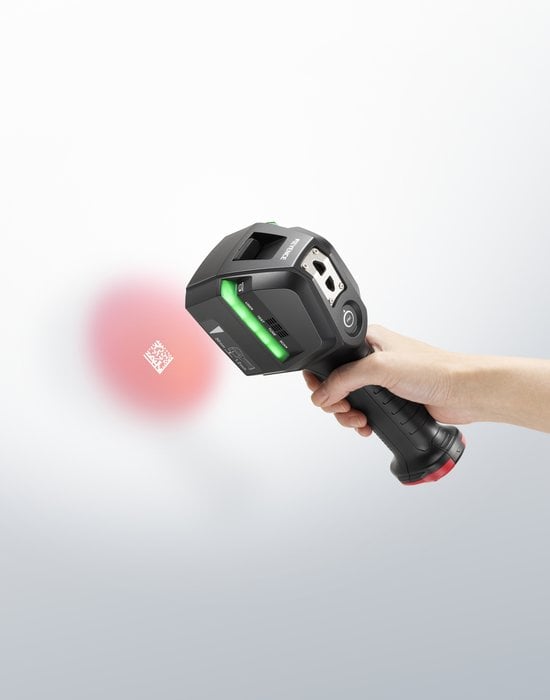 NEW! Wireless Handheld DPM Barcode Reader from KEYENCE